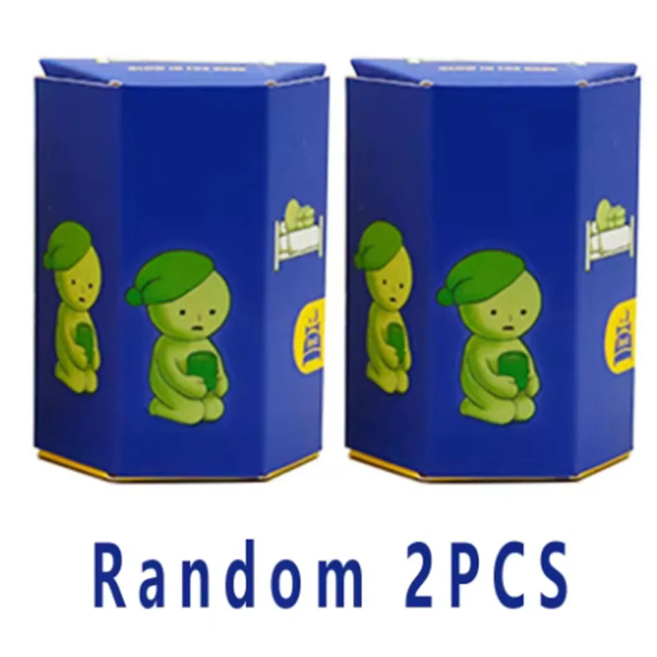 Mon Bubu Kawaii Figurine PVC Série Chambre Yoga Phosphorescente 7 cm Blind Box Échelle 1/12