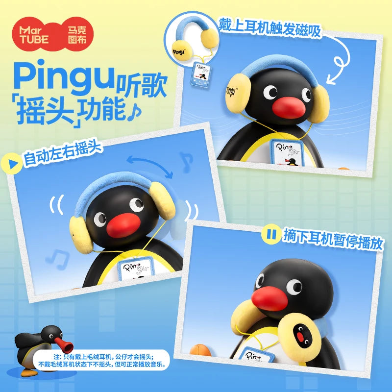 Herocross Haut-Parleur Bluetooth Pingu Peluche Magnétique Édition Limitée Collection Kawaii by POP MART INTERNATIONAL GROUP LIMITED
