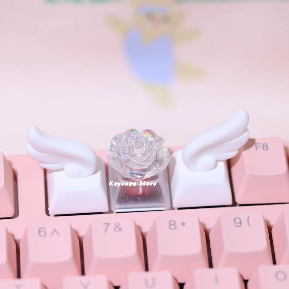 3D wing keycaps for mechanical keyboards