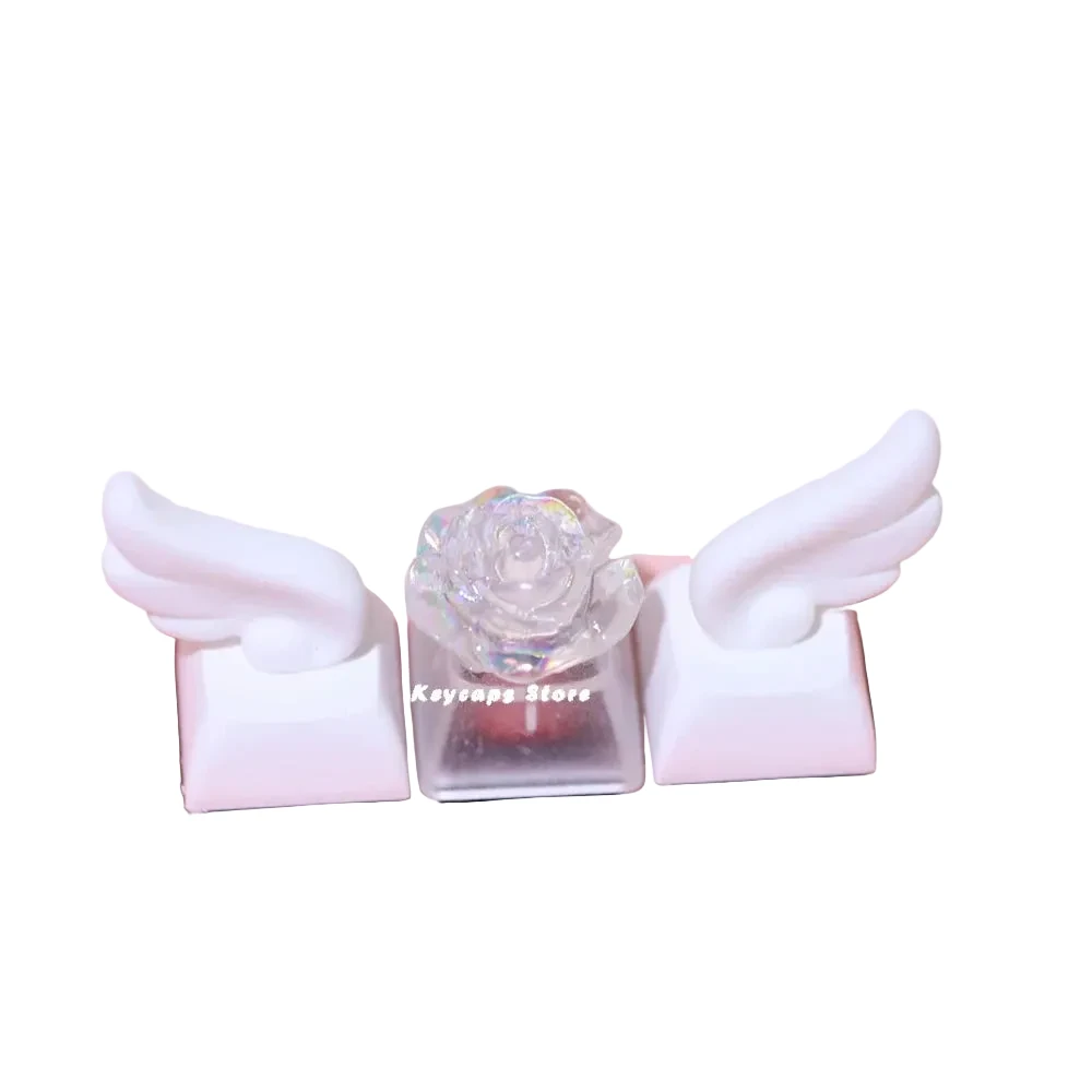 3D wing keycaps for mechanical keyboards