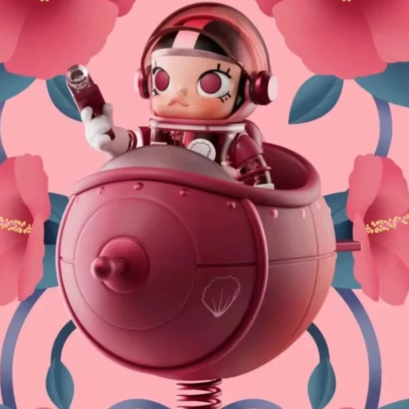 Pop Mart – Mega Space Molly 100% Blossom Series – Figurine Édition Limitée 11 cm