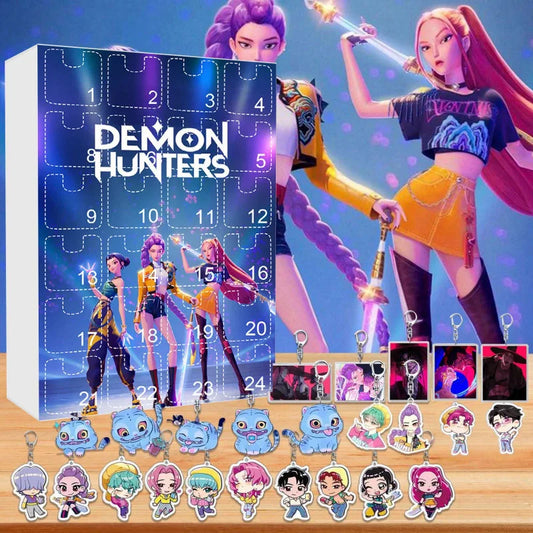 Calendrier de l’Avent Kpop Demon Hunters avec Figurines Acryliques