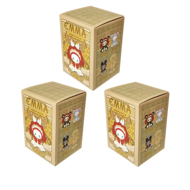 Figurines de la forêt secrète, Anime Emma, boîte aléatoire aveugle, jouets, figurine d'action Kawaii, modèle de bureau, boîte mystère, cadeau, Collection de poupées