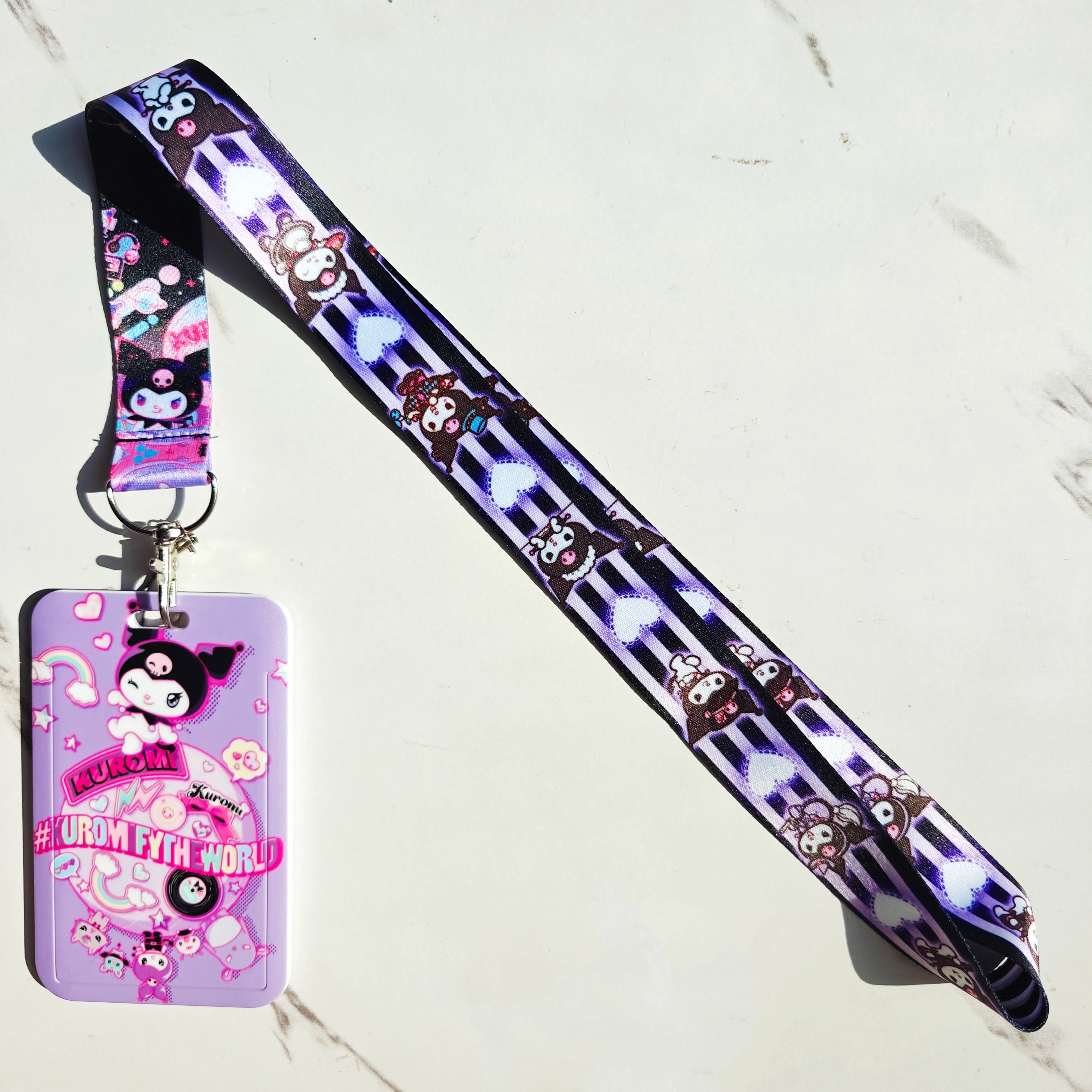Lanyard Porte-Badge Anime – Dragonne Tour de Cou Multi-Usage