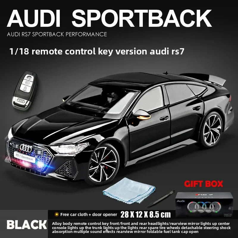 WELLY Audi RS7 Sportback 1:18 – Modèle de voiture en alliage