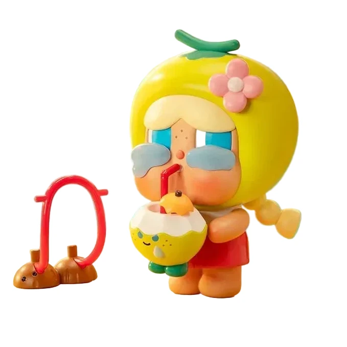 POP MART Crybaby Popbean Coconut King & Coconut Green Hanging Card