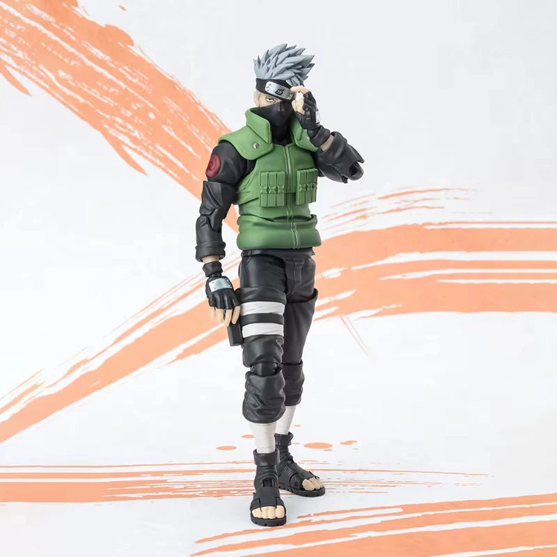 Banpresto Figurine Articulée Kakashi Hatake SHF Series Édition Officielle 16 cm Naruto by Bandai