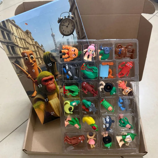 Calendrier de l’Avent Italian Brainrot avec Figurines Acryliques et Silicone