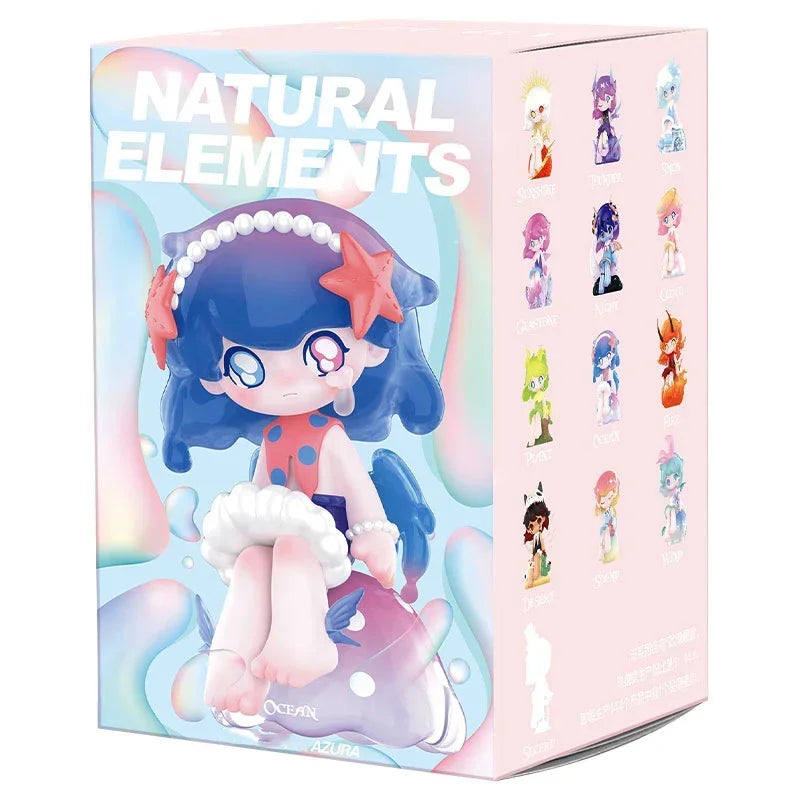 POP MART AZURA – boîte aveugle série élément naturel, jouets, boîte mystère, figurine originale, poupée mignonne,…
