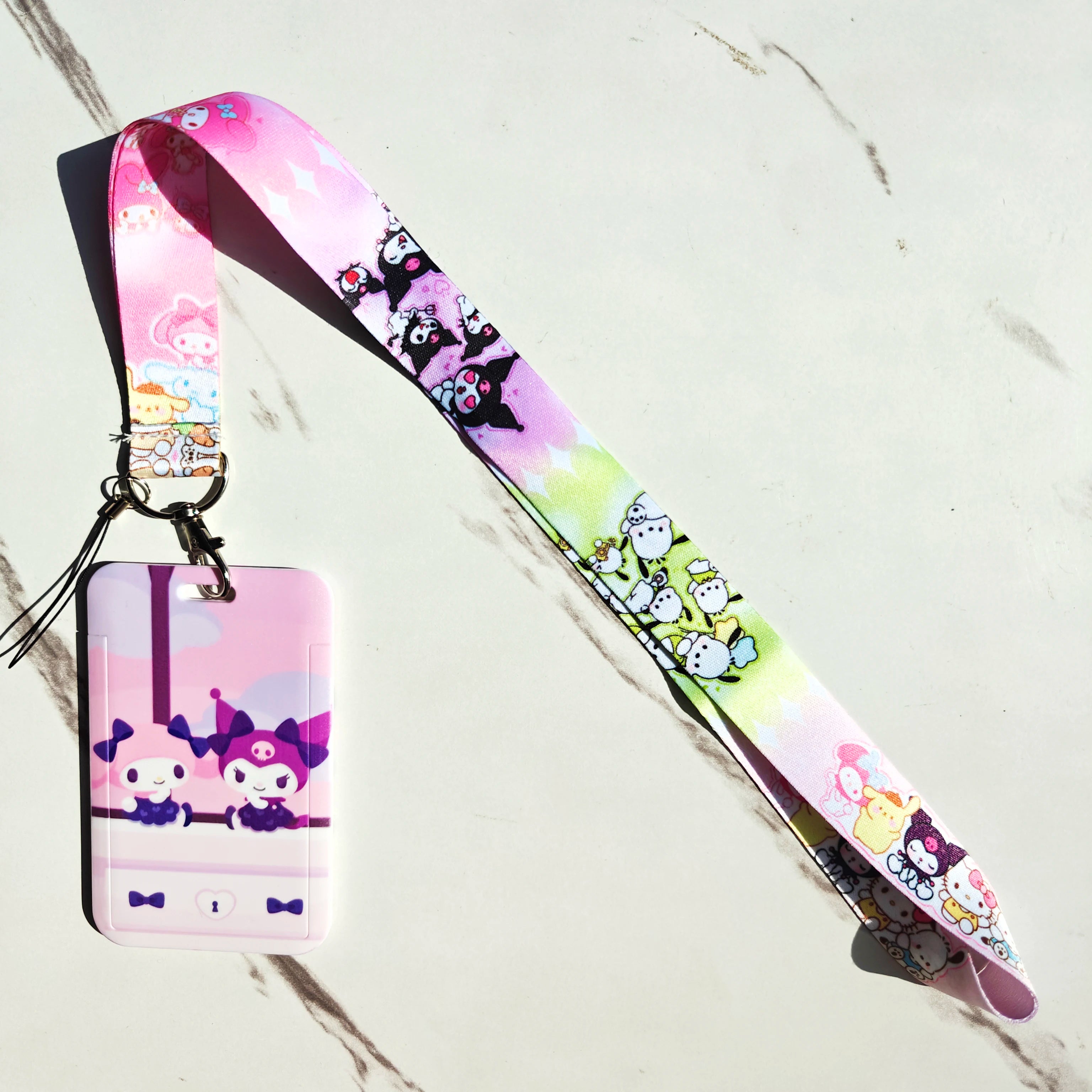 Lanyard Porte-Badge Anime – Dragonne Tour de Cou Multi-Usage