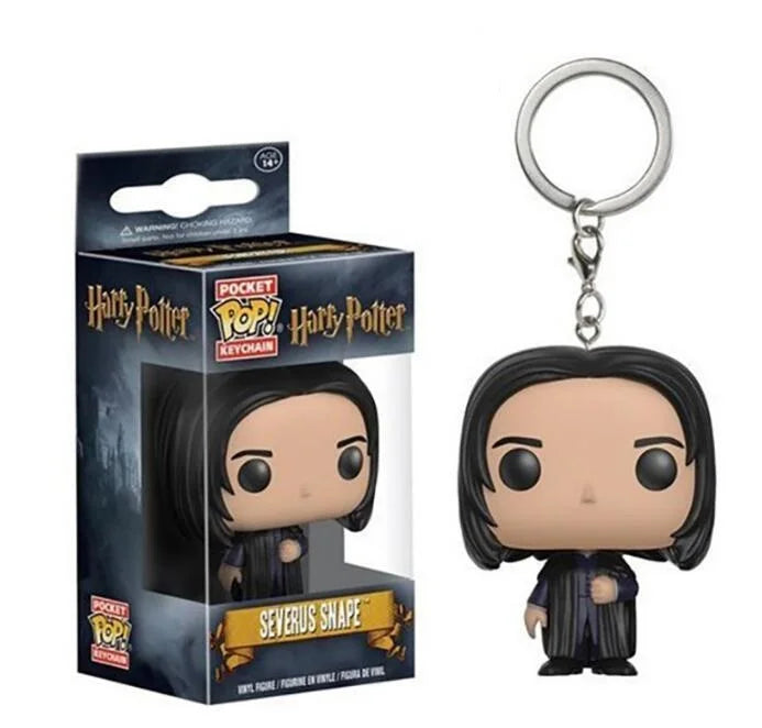 Funko POP-Porte-clés figurine d'action, poupées modèles, Dementor, Hermione, Luna, Lovegood, Dobby, Snape, Ron, Ginny, Magic School, Fawkasultraviolet
