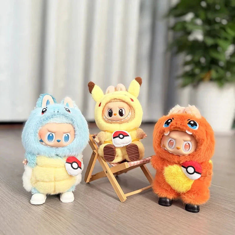 Labubu Ensemble Costume Quatre Styles Pikachu Échelle 1 sur 12