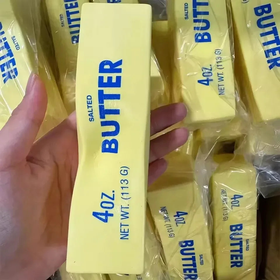 Fidget Toy Bâtonnet de Beurre – Forme Fromage Anti-Stress