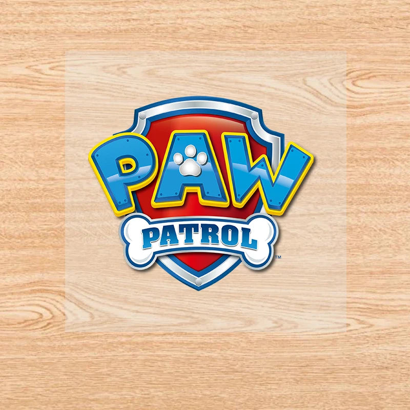 PAW Patrol-Autocollants de vêtements de dessin animé mignons, fer sur des patchs, autocollants de transfert de chaleur Anime Kawaii, cadeau de bricolage cool, fête de vacances
