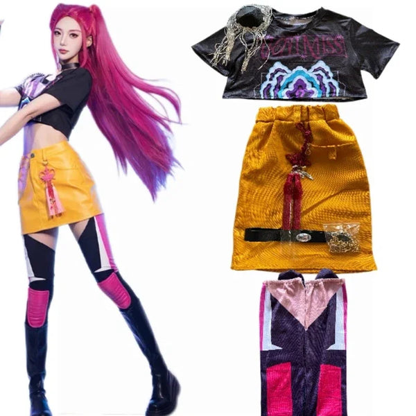 Costume Kawaii Pop Singers – Zoey Rumi Mira – Avec Accessoires