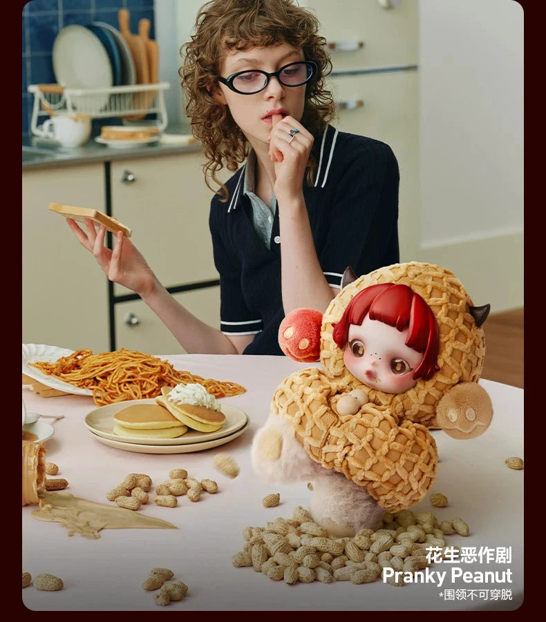 Pop Mart SkullPanda Figurine PVC Boîte Mystère Kawaii