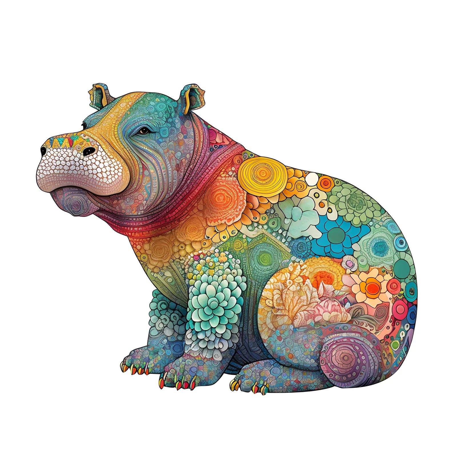 Puzzle en Bois – Animaux Silhouettes – 3D Découpe Créative