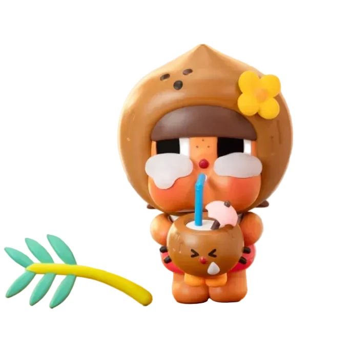 POP MART Crybaby Popbean Coconut King & Coconut Green Hanging Card