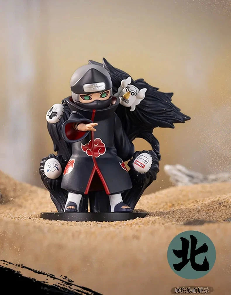 Pop Mart Figurine PVC Naruto Shippuden Akatsuki Arc Boîte Aveugle