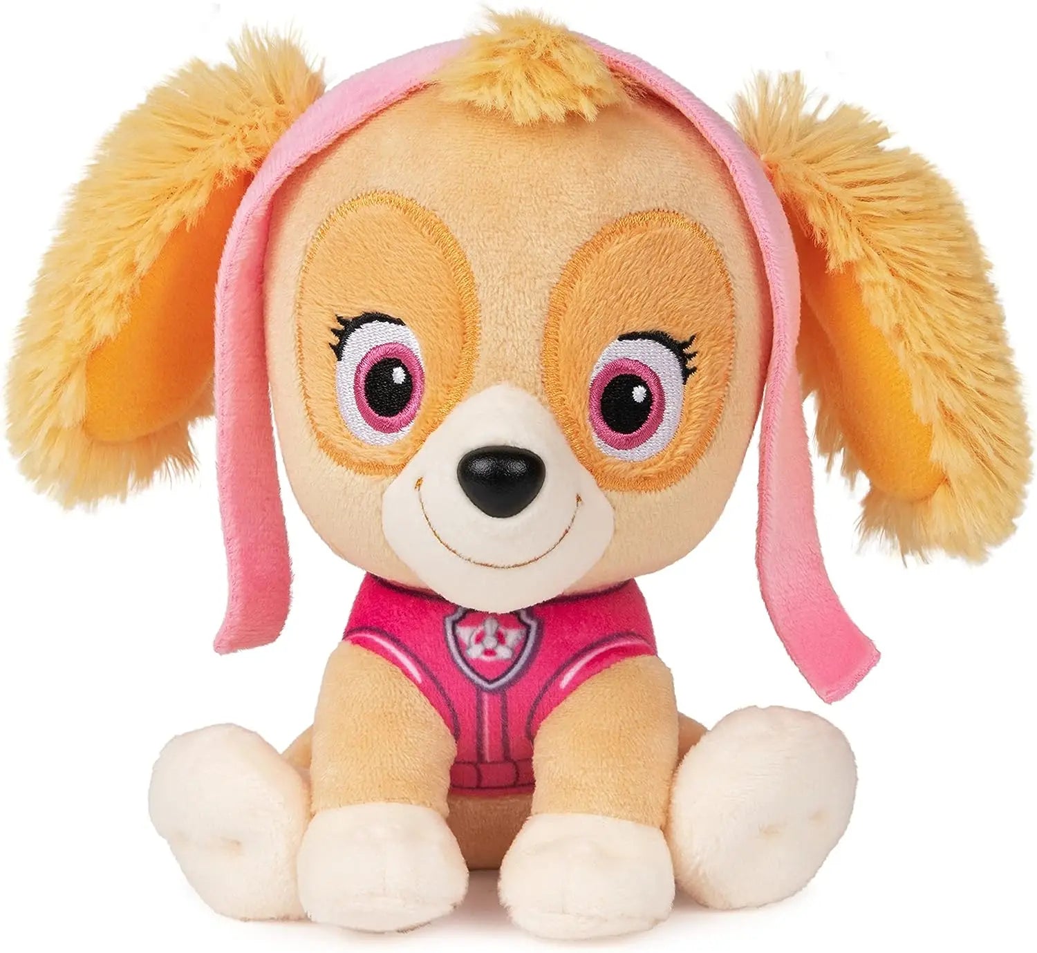 Original PAW Patrol Holiday Style Skye Chase Everest in scarf and hat. Officially licensed plush toy for ages 1 and up. 6 inches (15.2 cm).
