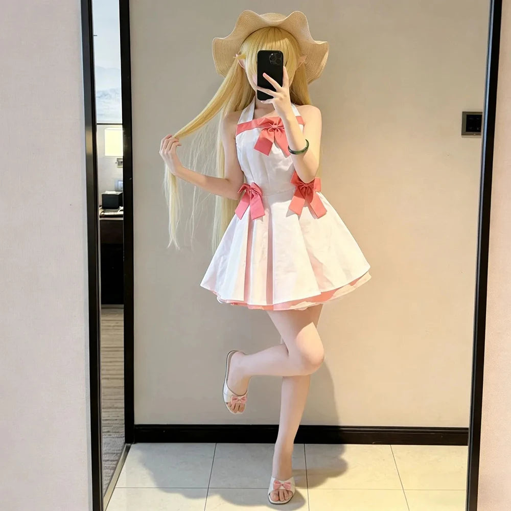 Oshino Shinobu Cosplay – Robe Costume Femme
