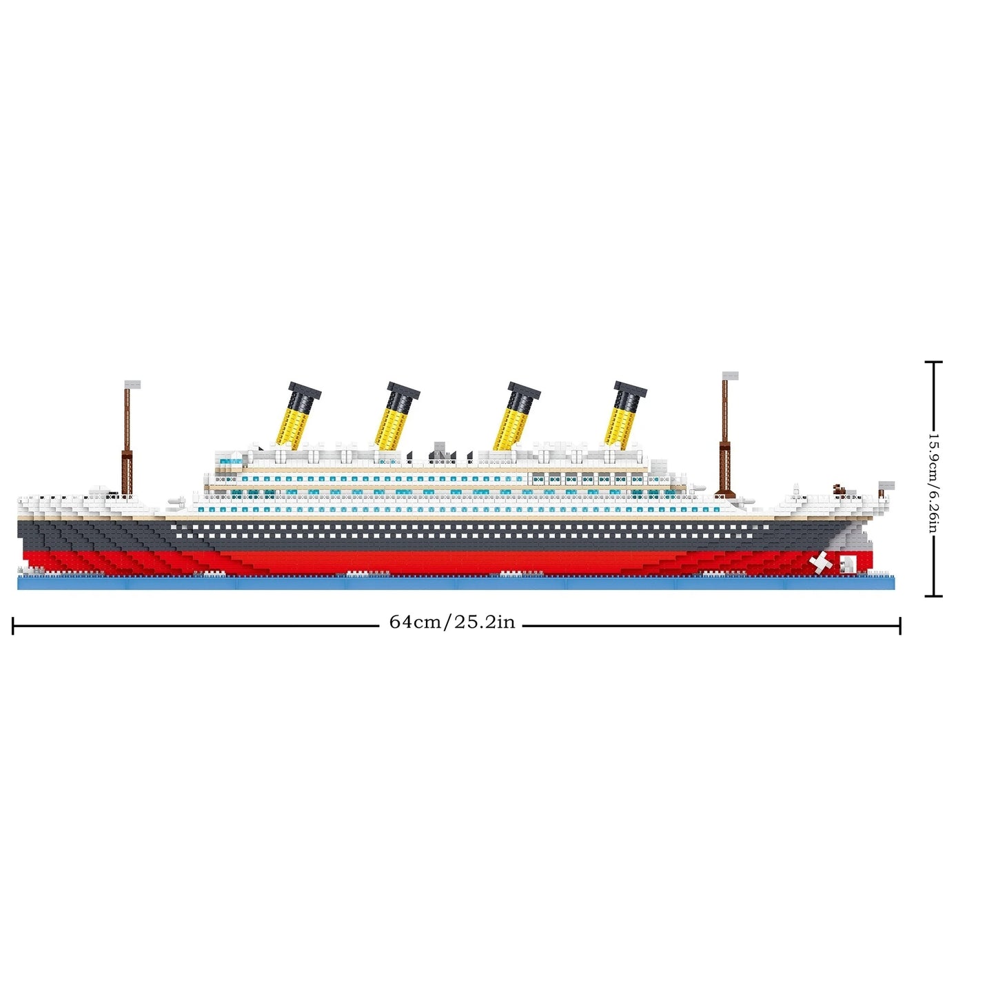 Titanic Croisière Édition Prestige Briques Miniatures Pour Enfants Somptueuse Construction 4 404 Pièces by Mon Labubu