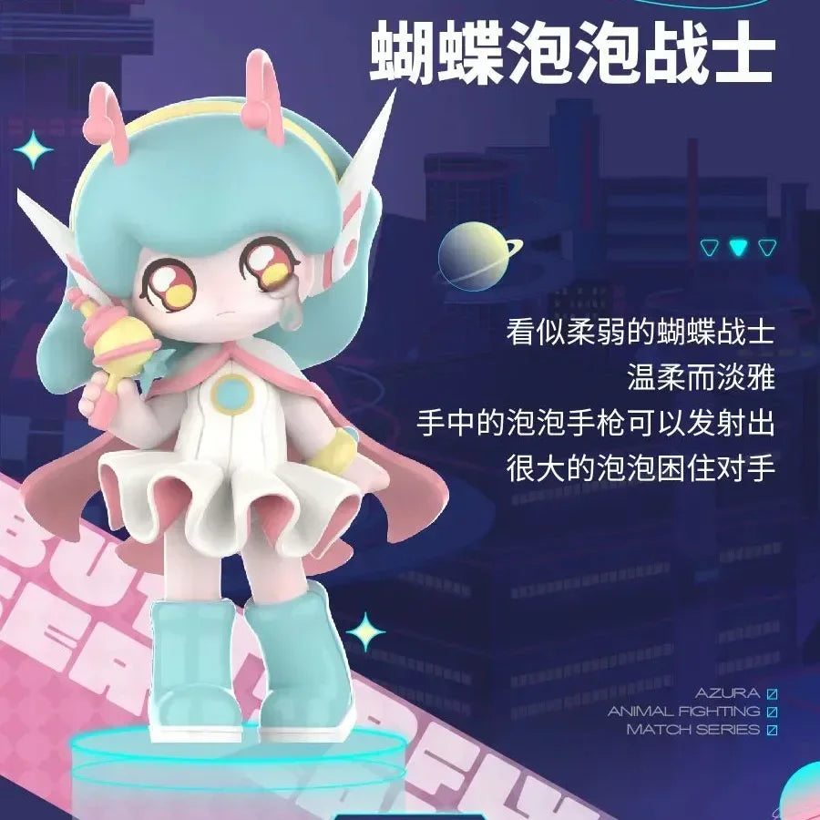 Pop Mart véritable Azura série de sport animale boîte aveugle boîte mystère originale jouets poupée mignon Anime…