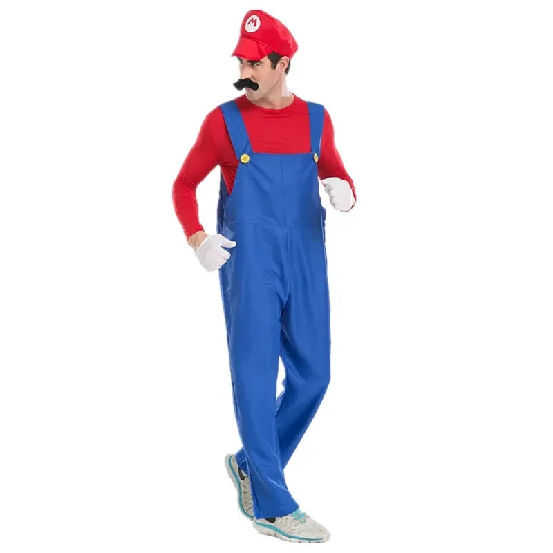 Costume inspiré de Super Mario – Ensemble adulte homme
