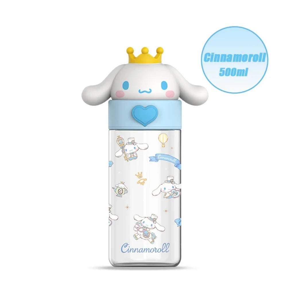 Gourde Transparente Kawaii 500ml – Hello Kitty & Friends