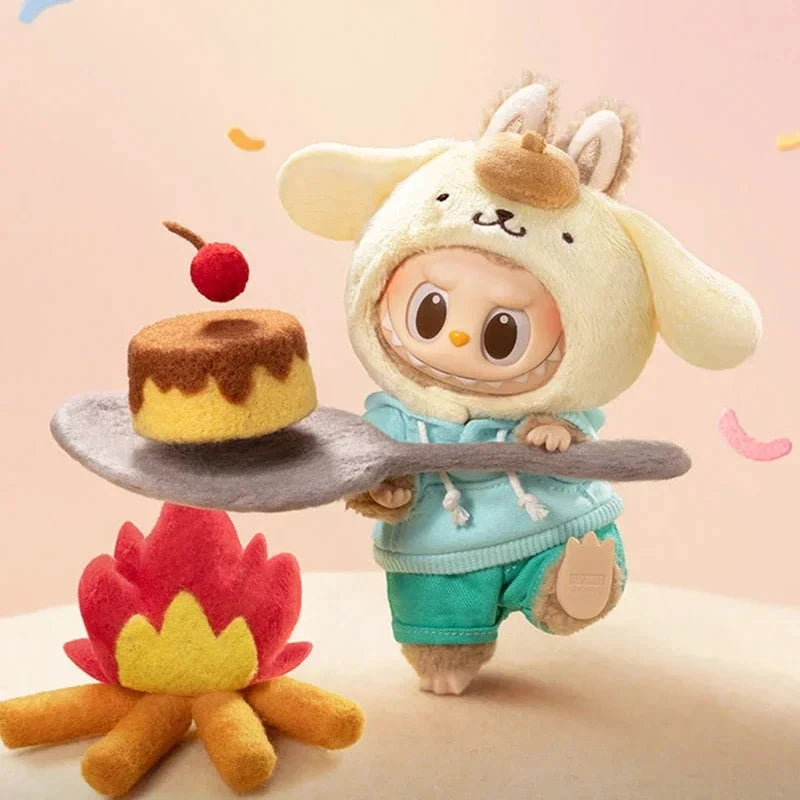 POP MART Porte-clé Peluche Labubu Hello Kitty - Sanrio Characters Series