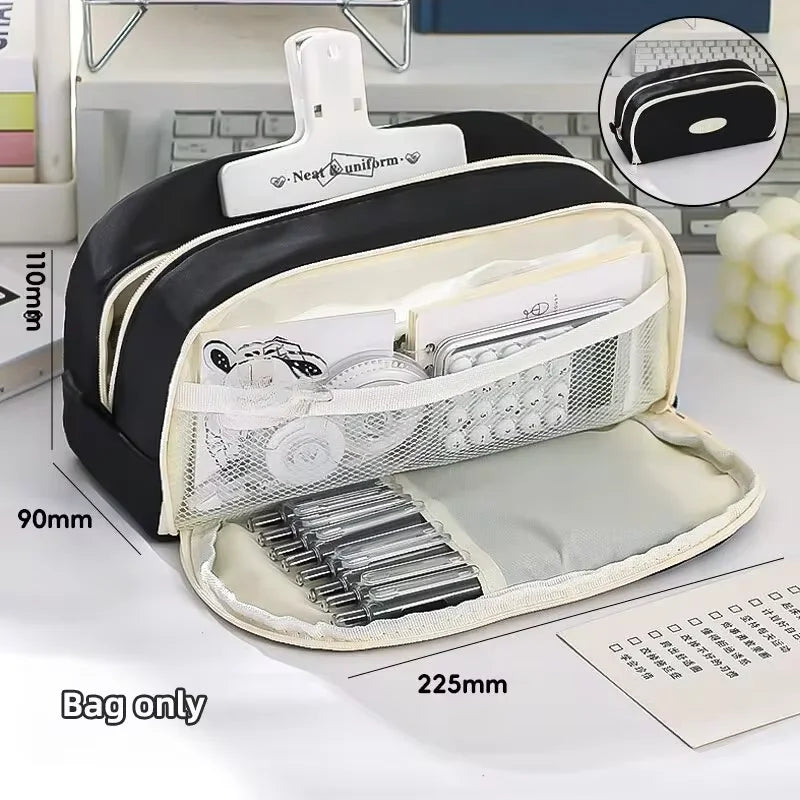 Trousse Scolaire Kawaii Grande Capacité Multi-Poches