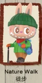 Labubu Wilderness Travel – Camping Series Figurines - Blind Box ou Choix
