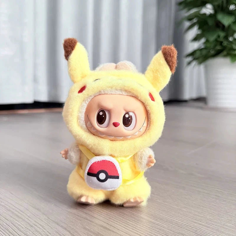 Labubu Ensemble Costume Quatre Styles Pikachu Échelle 1 sur 12