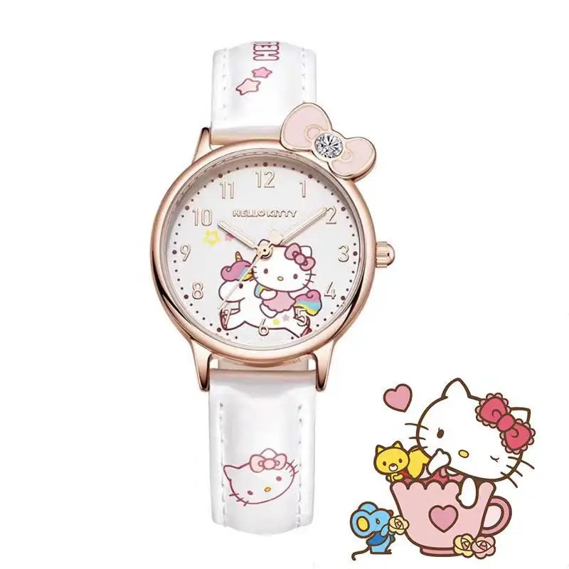 Montre Quartz Kawaii – Hello Kitty, Kuromi & Cinnamoroll