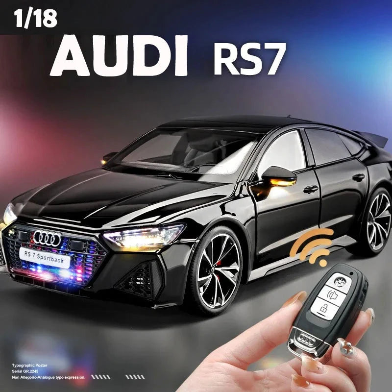 WELLY Audi RS7 Sportback 1:18 – Modèle de voiture en alliage