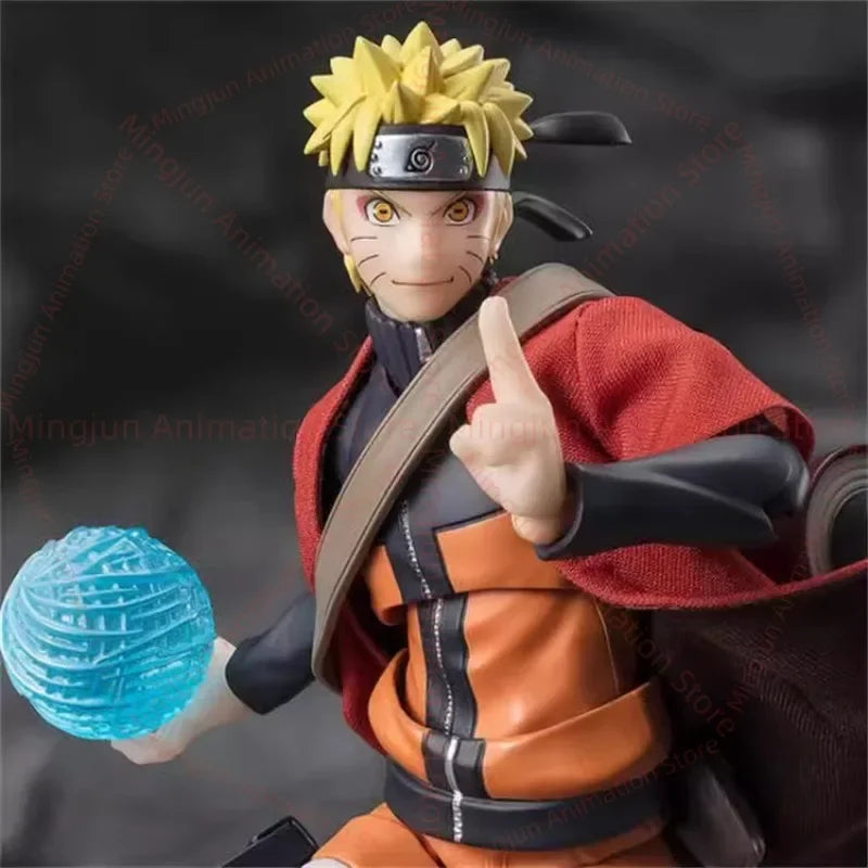 【In Stock】Original Bandai PB SHF Naruto Shippuden Uzumaki Naruto Sage Mode Savior Collection Model Toy Ornament