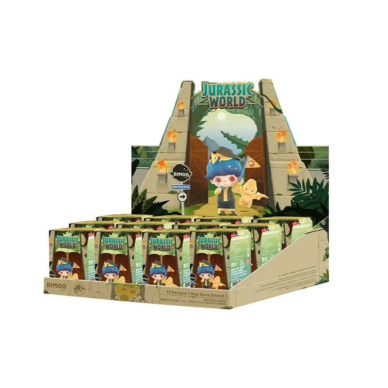 Pop Mart DIMOO Jurassic World Blind Box figurine PVC 8 cm édition collector