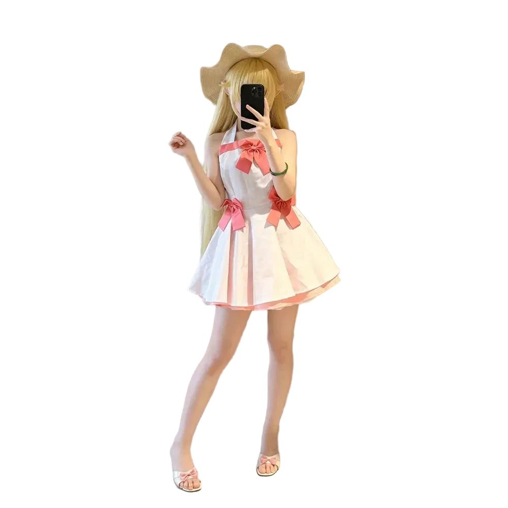 Oshino Shinobu Cosplay – Robe Costume Femme
