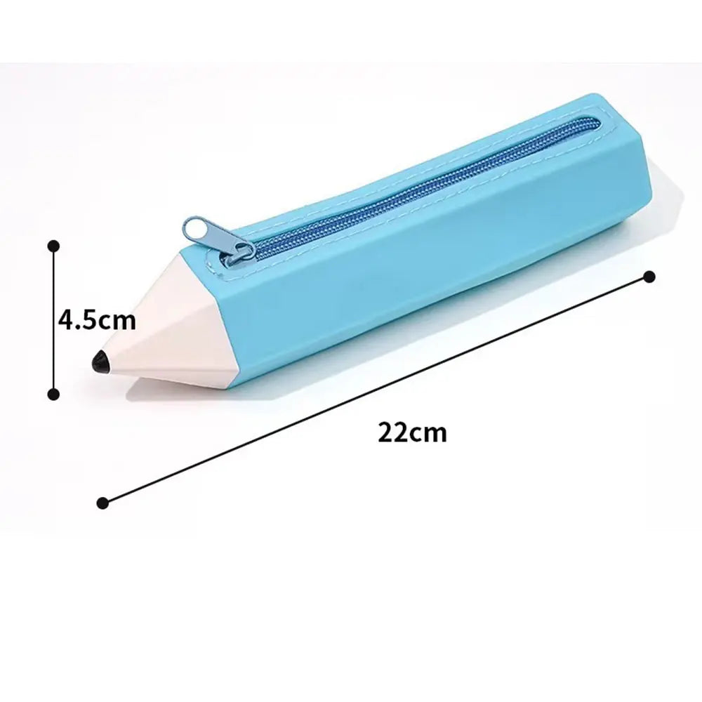 Trousse Silicone Crayon Kawaii – Grande Capacité