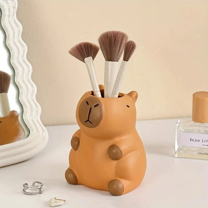 Porte-Stylos Capybara Kawaii – Rangement Bureau