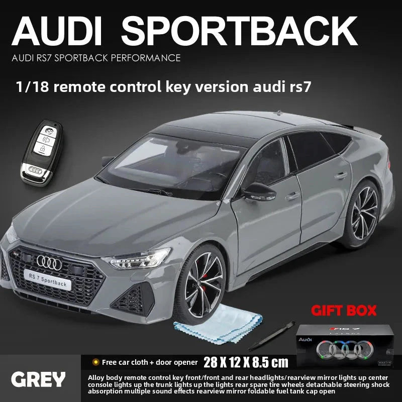 WELLY Audi RS7 Sportback 1:18 – Modèle de voiture en alliage