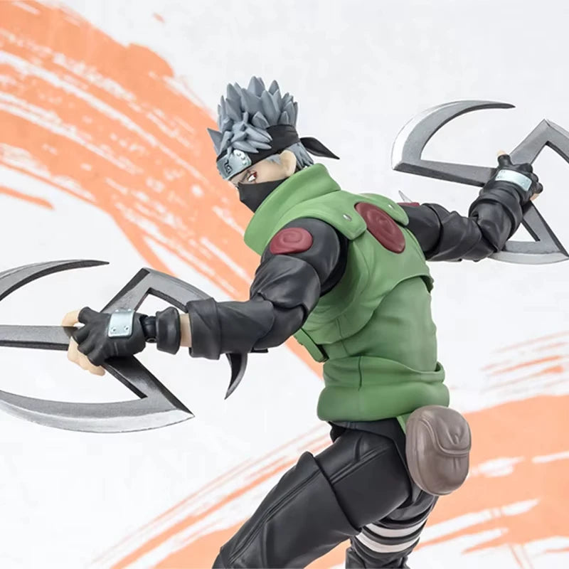 Banpresto Figurine Articulée Kakashi Hatake SHF Series Édition Officielle 16 cm Naruto by Bandai
