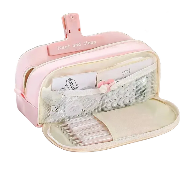 Trousse Scolaire Kawaii Grande Capacité Multi-Poches