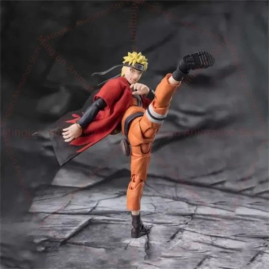 【In Stock】Original Bandai PB SHF Naruto Shippuden Uzumaki Naruto Sage Mode Savior Collection Model Toy Ornament