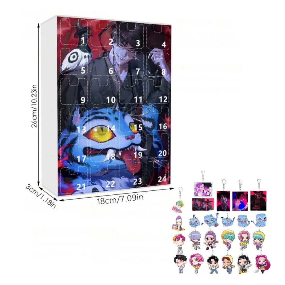 Demon Hunters Calendrier de l'Avent Acrylique Limitée by Mon Labubu