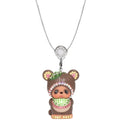 Monchhichi – pendentif mignon pour sac d'école, porte-clés, décoration de téléphone portable, ornements Anime, jouet…