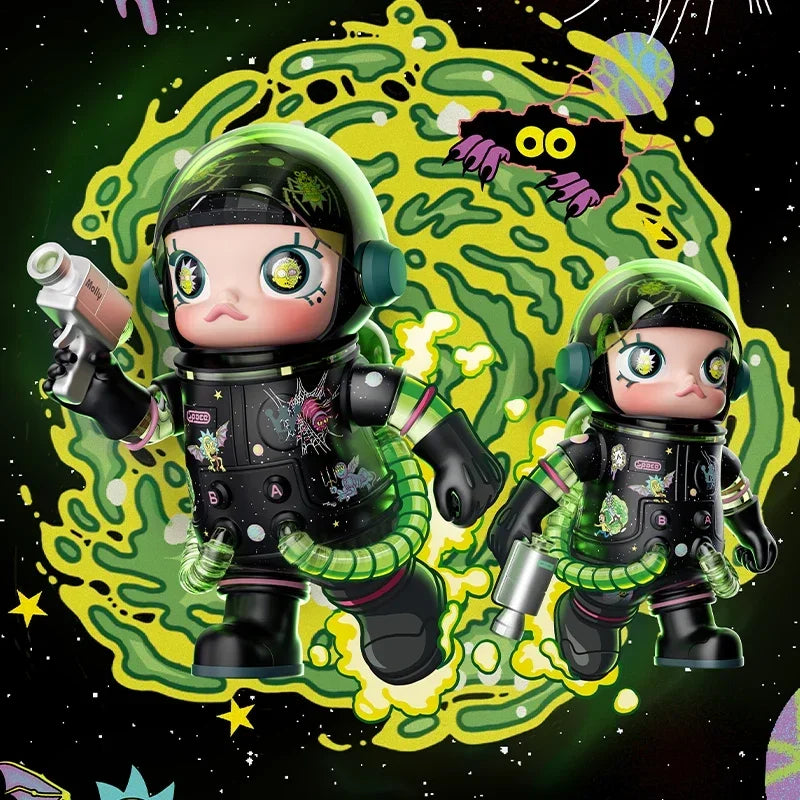 Pop Mart – Mega Space Molly 400% x Rick and Morty – Figurine Vinyle XXL