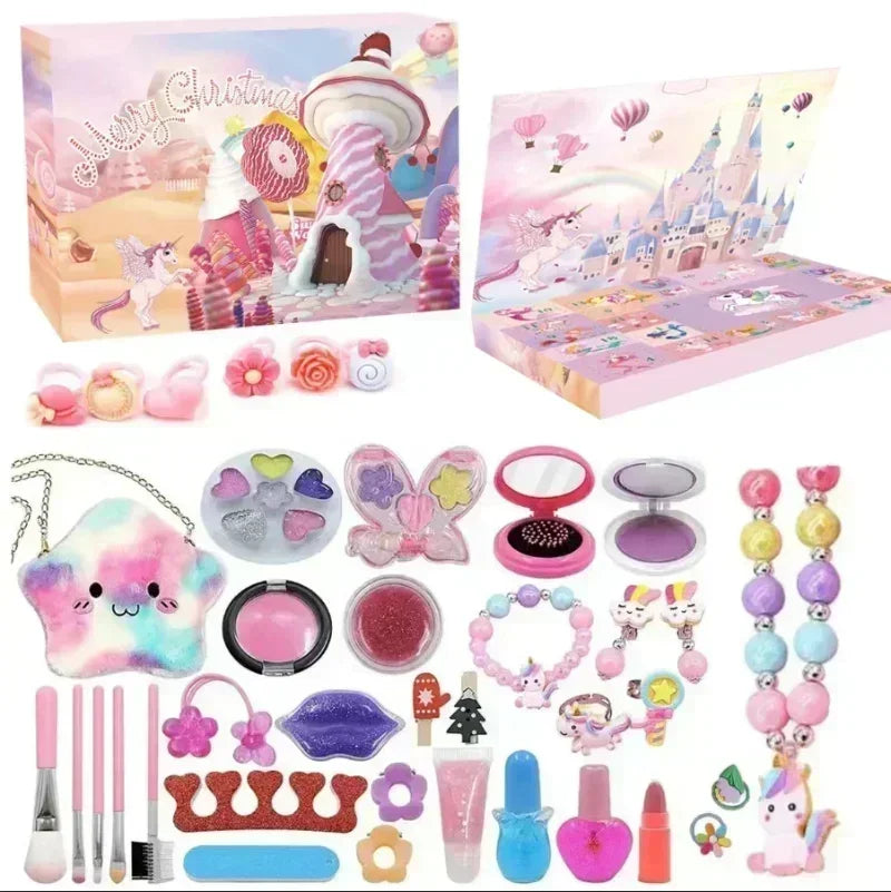 Calendrier de l’Avent Princesse & Bijoux – Coffret Cadeau de Noël Enfant