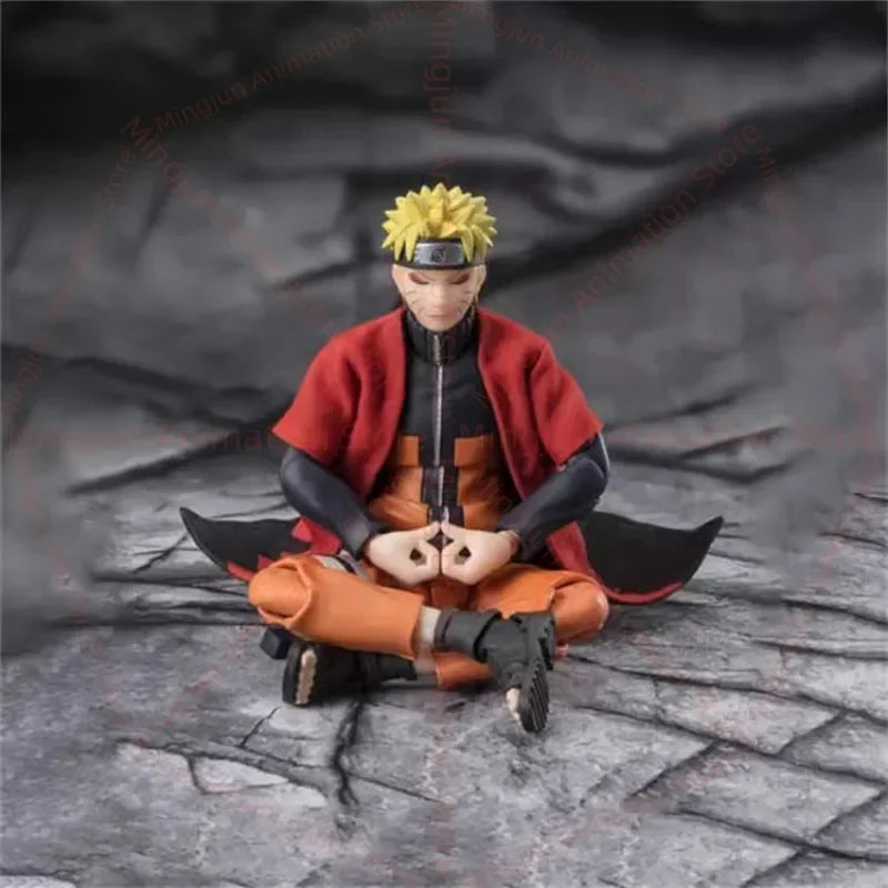 【In Stock】Original Bandai PB SHF Naruto Shippuden Uzumaki Naruto Sage Mode Savior Collection Model Toy Ornament