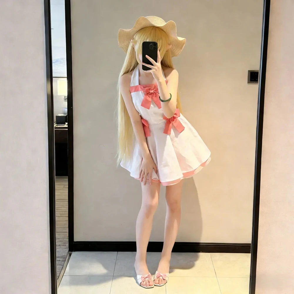 Oshino Shinobu Cosplay – Robe Costume Femme